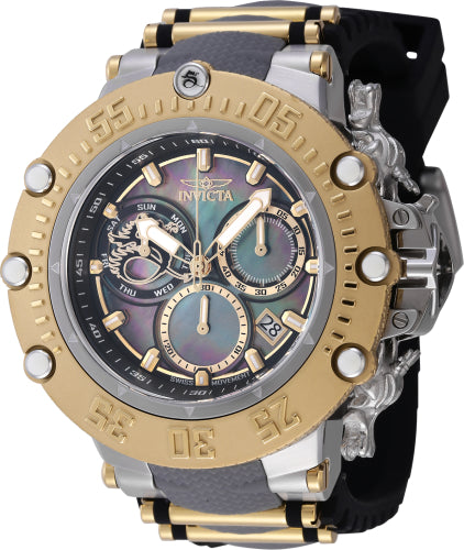 Invicta Men's 46481 Subaqua Quartz Chronograph Gold, Black Dial Watch - 52mm