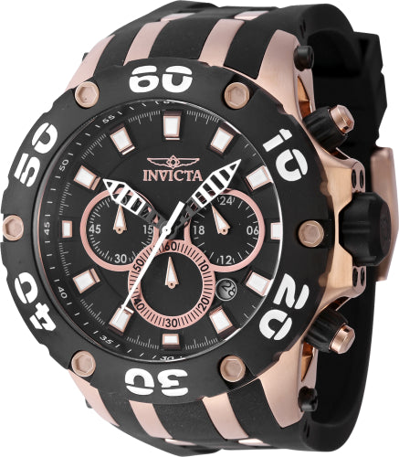 Invicta Men's 46513 Subaqua  Quartz Chronograph Black Dial Watch - 51mm