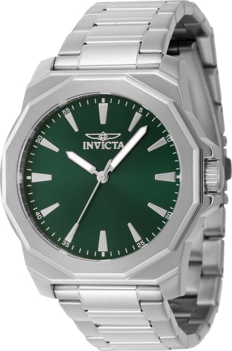 Invicta Men's 46833 Speedway Quartz 3 Hand Green Dial Watch - 42mm