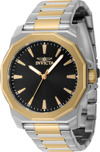 Invicta Men's 46834 Speedway Quartz 3 Hand Black Dial Watch - 42mm