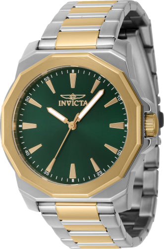 Invicta Men's 46836 Speedway Quartz 3 Hand Green Dial Watch - 42mm