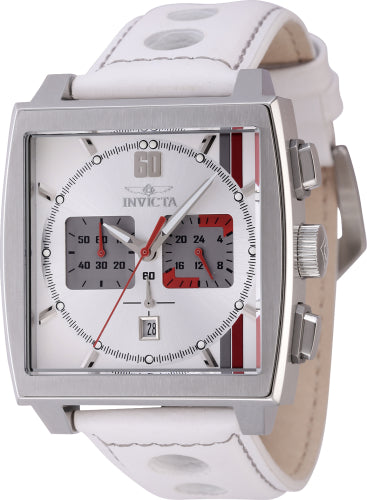 Invicta Men's 46837 S1 Rally Quartz Chronograph Silver, Grey, Red Dial Watch – Vach Cittoni men's fragrance, grooming, or leather accessory