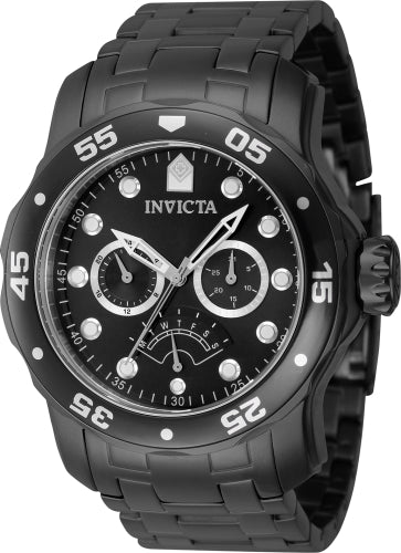 Invicta Men's 47000 Pro Diver Quartz Chronograph Black Dial Watch - 48mm