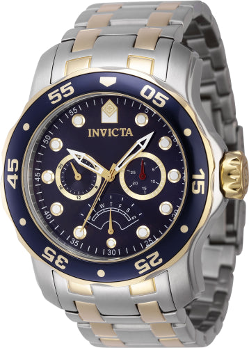 Invicta Men's 47001 Pro Diver Quartz Chronograph Blue Dial Watch - 48mm