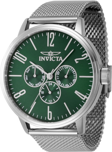 Invicta Men's 47120 Specialty Quartz Chronograph Green Dial Watch - 44mm