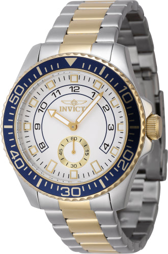 Invicta Men's 47127 Pro Diver Quartz Multifunction White Dial Watch - 44mm