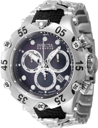 Invicta Men's 47157 Reserve Quartz Chronograph Black Dial Watch - 54mm