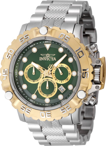 Invicta Men's 47183 Subaqua Automatic Chronograph Green, Gold Dial Watch - 55mm