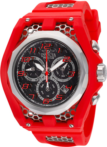 Invicta Men's 47208 Invicta Racing Quartz Chronograph Black, Silver Dial Watch – Vach Cittoni men's fragrance, grooming, or leather accessory