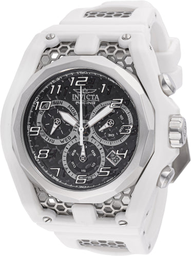 Invicta Men's 47209 Invicta Racing Quartz Chronograph Black, Silver Dial Watch – Vach Cittoni men's fragrance, grooming, or leather accessory