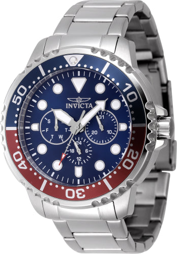 Invicta Men's 47227 Pro Diver Quartz Chronograph Blue Dial Watch - 48mm