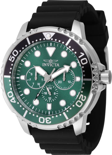 Invicta Men's 47232 Pro Diver Quartz Chronograph Green Dial Watch - 48mm