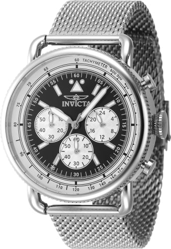 Invicta Men's 47358 Speedway Quartz Chronograph Black Dial Watch - 44mm