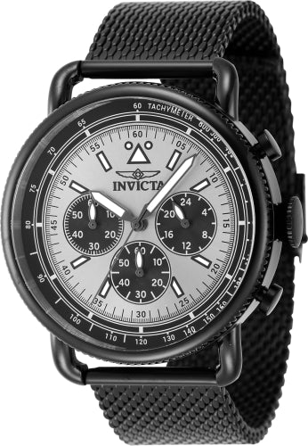 Invicta Men's 47362 Speedway Quartz Chronograph Silver Dial Watch - 44mm