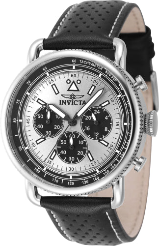 Invicta Men's 47363 Speedway Quartz Chronograph Silver Dial Watch - 44mm