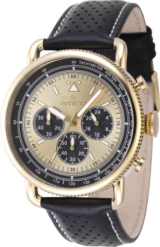 Invicta Men's 47365 Speedway Quartz Chronograph Gold Dial Watch - 44mm