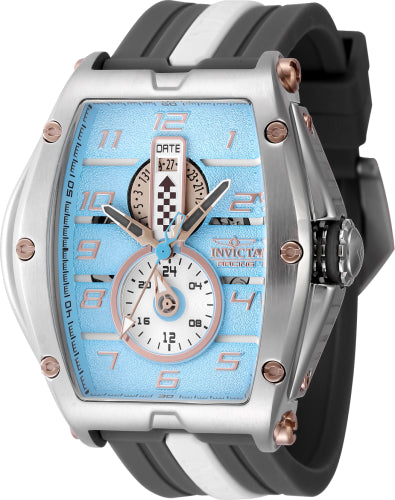 Invicta Men's 47385 Invicta Racing Quartz Multifunction White, Silver, Brown, Rose Gold, Light Blue Dial Watch – Vach Cittoni men's fragrance, grooming, or leather accessory