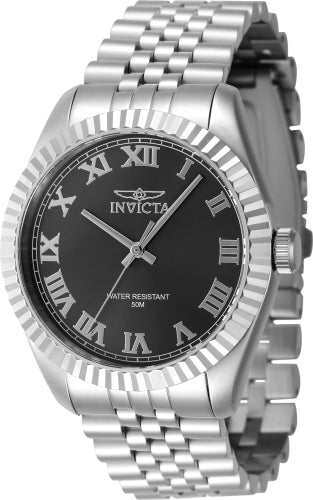 Invicta Men's 47396 Specialty Quartz 3 Hand Black Dial Watch - 43mm