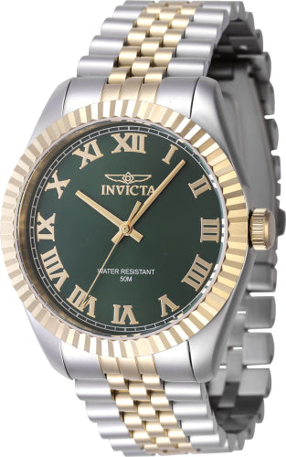 Invicta Men's 47403 Specialty Quartz 3 Hand Green Dial Watch - 43mm