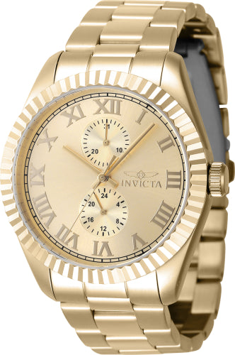 Invicta Men's 47431 Specialty Quartz Chronograph Gold Dial Watch - 43mm