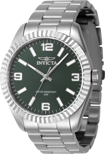 Invicta Men's 47450 Specialty Quartz 3 Hand Green Dial Watch - 43mm