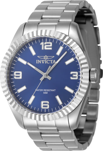 Invicta Men's 47451 Specialty Quartz 3 Hand Blue Dial Watch - 43mm