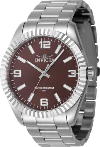 Invicta Men's 47452 Specialty Quartz 3 Hand Copper Dial Watch - 43mm