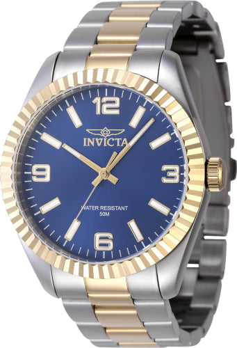 Invicta Men's 47456 Specialty Quartz 3 Hand Blue Dial Watch - 43mm