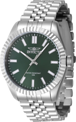 Invicta Men's 47480 Specialty Quartz 3 Hand Green Dial Watch - 43mm