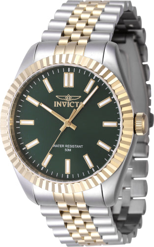 Invicta Men's 47485 Specialty Quartz 3 Hand Green Dial Watch - 43mm