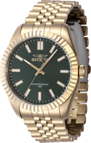 Invicta Men's 47489 Specialty Quartz 3 Hand Green Dial Watch - 43mm