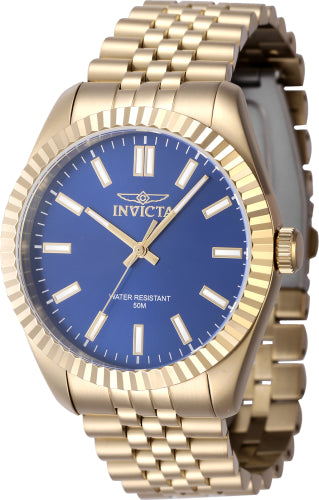 Invicta Men's 47490 Specialty Quartz 3 Hand Blue Dial Watch - 43mm