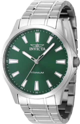 Invicta Men's 47518 TI-22 Quartz 3 Hand Green Dial Watch - 43mm