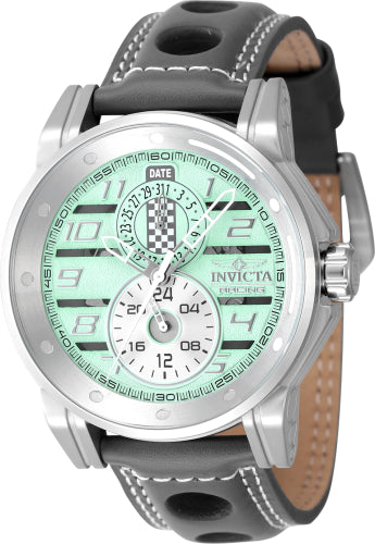 Invicta Men's 47537 Invicta Racing Quartz Multifunction Turquoise, Grey, Silver Dial Watch - 46mm