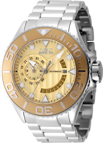 Invicta Men's 47543 Grand Diver Automatic Multifunction Gold Dial Watch - 52mm