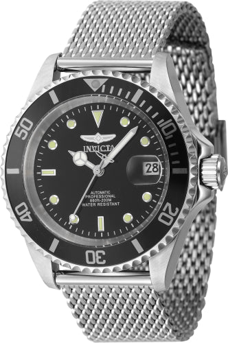 Invicta Men's 47720 Pro Diver Automatic 3 Hand Black Dial Watch - 40mm