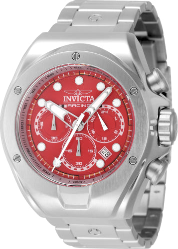 Invicta Men's 47744 Invicta Racing Quartz Chronograph Silver, Red – Vach Cittoni men's fragrance, grooming, or leather accessory