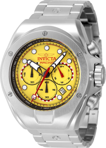 Invicta Men's 47748 Invicta Racing Quartz Chronograph Black, Yellow – Vach Cittoni men's fragrance, grooming, or leather accessory