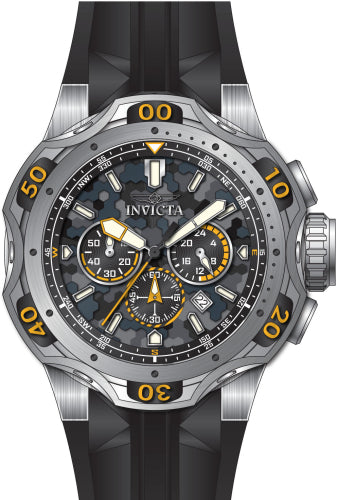 Invicta Men's 47760 Venom Quartz Chronograph Black, Grey Dial Watch – Vach Cittoni men's fragrance, grooming, or leather accessory