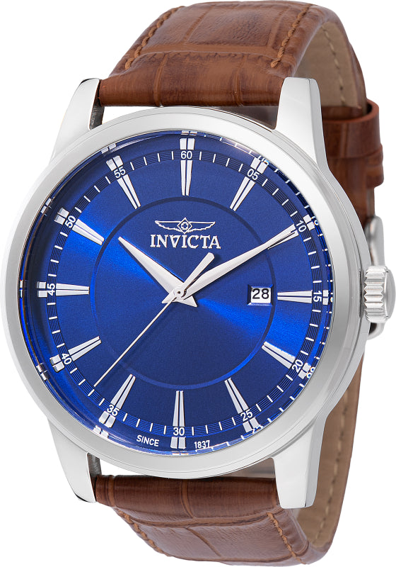 Invicta Men's 47803 Celestial Quartz 3 Hand Blaue Dial Watch – Vach Cittoni men's fragrance, grooming, or leather accessory