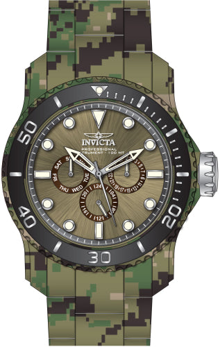 Invicta Men's 47855 Pro Diver Quartz Chronograph Brown, Grey, Khaki Dial Watch – Vach Cittoni men's fragrance, grooming, or leather accessory
