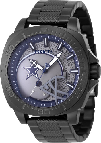 Invicta Men's 47867 NFL Dallas Cowboys Quartz 3 Hand Blue, Grey Dial Watch – Vach Cittoni men's fragrance, grooming, or leather accessory