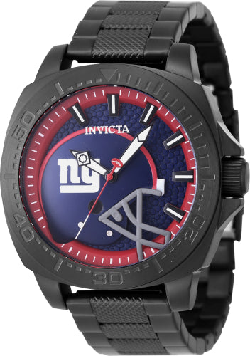 Invicta Men's 47873 NFL New York Giants Quartz 3 Hand Blue, Red Dial Watch – Vach Cittoni men's fragrance, grooming, or leather accessory