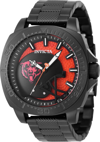 Invicta Men's 47877 NFL Chicago Bears Quartz 3 Hand Blue, Orange Dial Watch – Vach Cittoni men's fragrance, grooming, or leather accessory