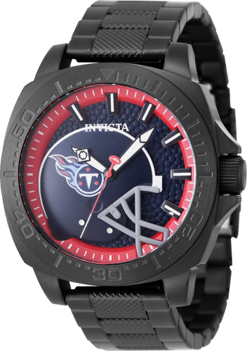 Invicta Men's 47897 NFL Tennessee Titans Quartz 3 Hand Blue, Red Dial Watch – Vach Cittoni men's fragrance, grooming, or leather accessory