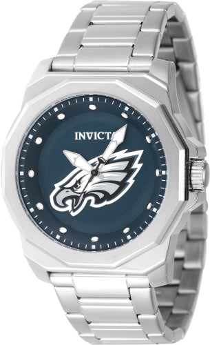 Invicta Men's 47925 NFL Philadelphia Eagles Quartz 3 Hand Blue Dial Watch - 42mm