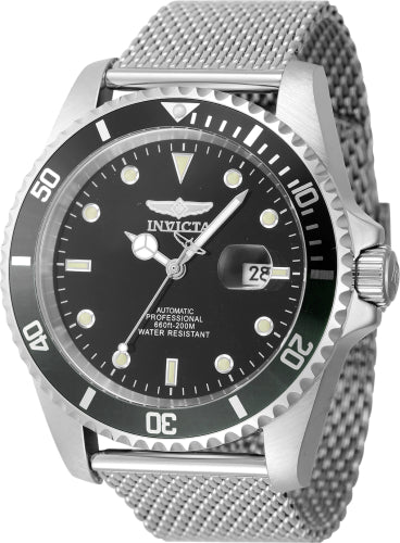 Invicta Men's 47964 Pro Diver Automatic 3 Hand Black Dial Watch - 47mm