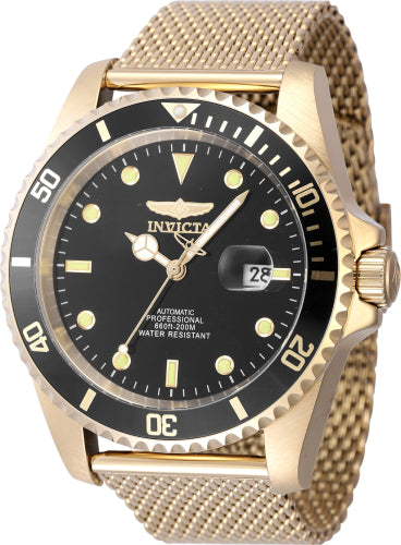 Invicta Men's 47966 Pro Diver Automatic 3 Hand Black Dial Watch - 47mm