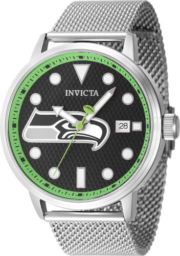 Invicta Men's 47989 NFL Seattle Seahawks Quartz Multifunction Blue Dial Watch - 44mm