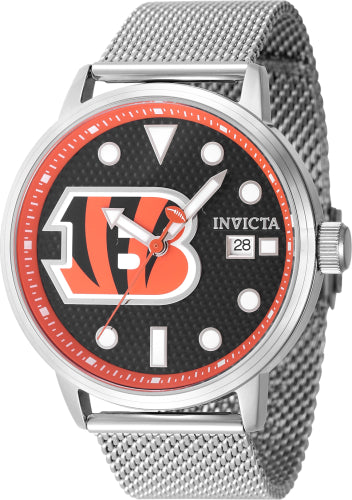 Invicta Men's 47995 NFL Cincinnati Bengals Quartz Multifunction Black Dial Watch - 44mm